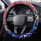Bulldogs AFL Celebrating 50 Years of Naidoc Steering Wheel Cover NAIDOC Week 2025 Aboriginal