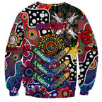 Personalised Bulldogs AFL Celebrating 50 Years of Naidoc Sweatshirt NAIDOC Week 2025 Aboriginal