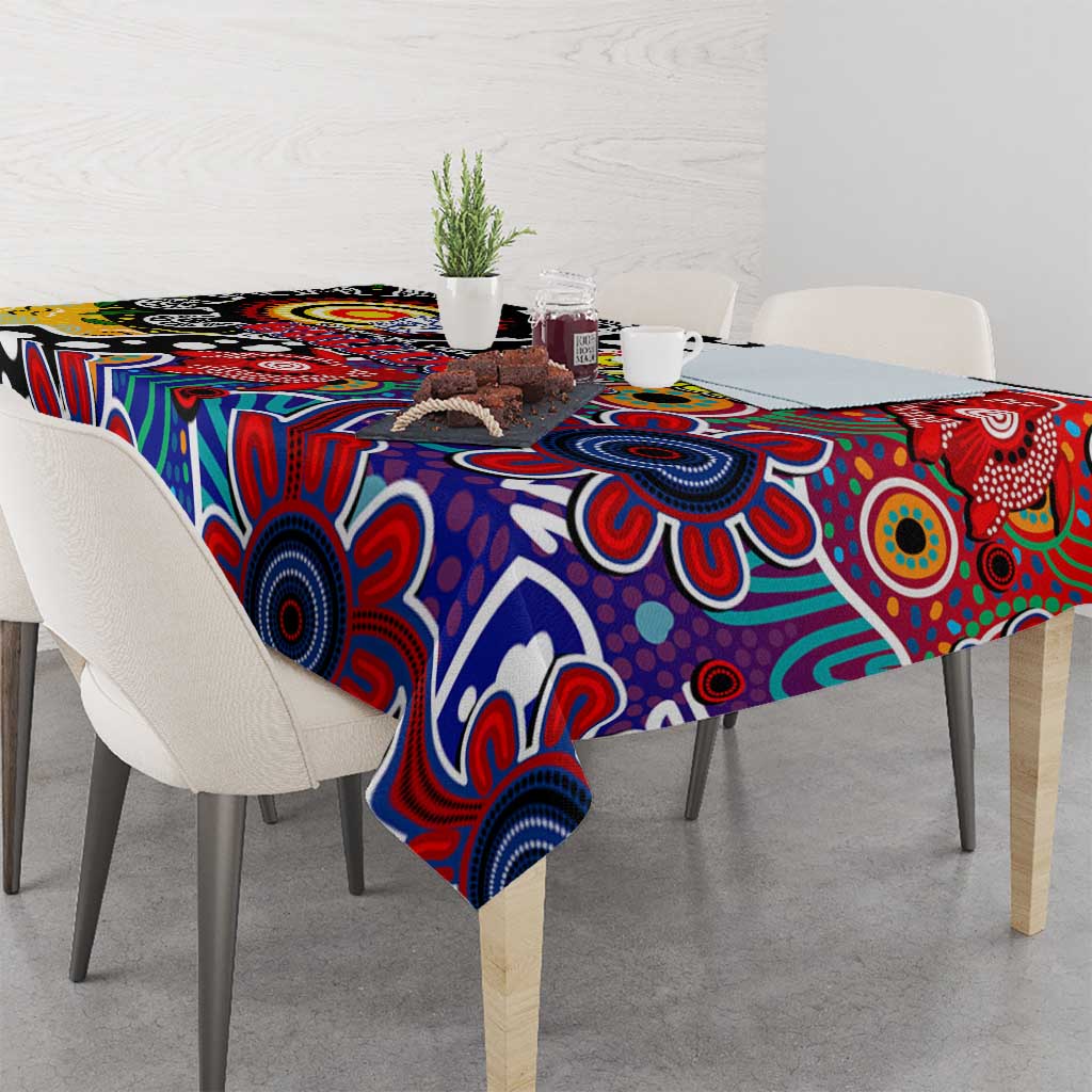 Bulldogs AFL Celebrating 50 Years of Naidoc Tablecloth NAIDOC Week 2025 Aboriginal
