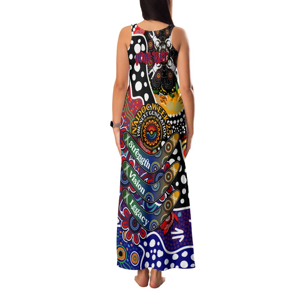 Personalised Bulldogs AFL Celebrating 50 Years of Naidoc Tank Maxi Dress NAIDOC Week 2025 Aboriginal
