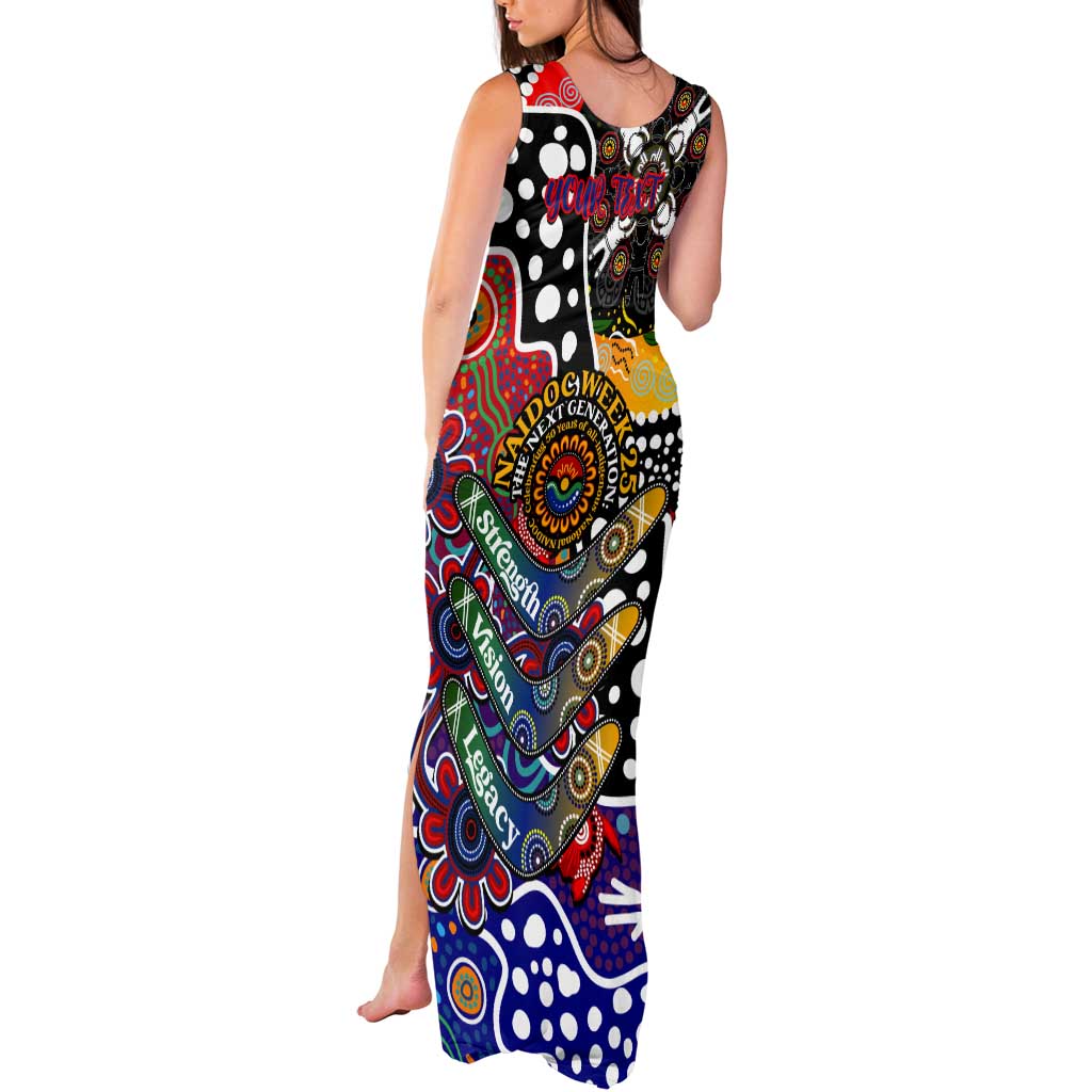 Personalised Bulldogs AFL Celebrating 50 Years of Naidoc Tank Maxi Dress NAIDOC Week 2025 Aboriginal