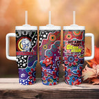 Bulldogs AFL Celebrating 50 Years of Naidoc Tumbler With Handle NAIDOC Week 2025 Aboriginal