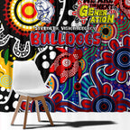 Bulldogs AFL Celebrating 50 Years of Naidoc Window Curtain NAIDOC Week 2025 Aboriginal