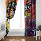 Bulldogs AFL Celebrating 50 Years of Naidoc Window Curtain NAIDOC Week 2025 Aboriginal