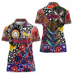 Personalised Bulldogs AFL Celebrating 50 Years of Naidoc Women Polo Shirt NAIDOC Week 2025 Aboriginal
