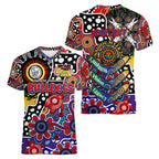 Personalised Bulldogs AFL Celebrating 50 Years of Naidoc Women V-Neck T-Shirt NAIDOC Week 2025 Aboriginal