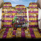 Broncos Rugby Merry Christmas Back Car Seat Cover Indigenous Australian Art