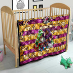 Broncos Rugby Merry Christmas Quilt Indigenous Australian Art