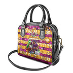 Broncos Rugby Merry Christmas Shoulder Handbag Indigenous Australian Art