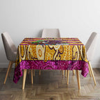 Broncos Rugby Merry Christmas Tablecloth Indigenous Australian Art