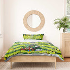 Raiders Rugby Merry Christmas Bedding Set Indigenous Australian Art