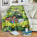 Raiders Rugby Merry Christmas Blanket Indigenous Australian Art