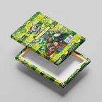 Raiders Rugby Merry Christmas Canvas Wall Art Indigenous Australian Art