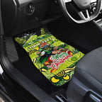Raiders Rugby Merry Christmas Car Mats Indigenous Australian Art