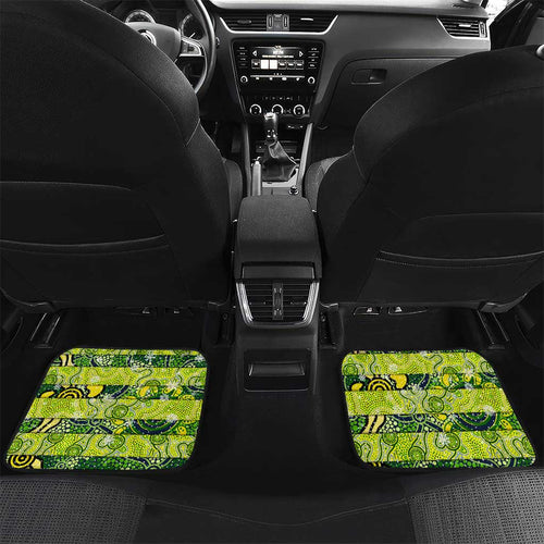 Raiders Rugby Merry Christmas Car Mats Indigenous Australian Art