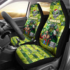 Raiders Rugby Merry Christmas Car Seat Cover Indigenous Australian Art