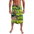 Custom Raiders Rugby Merry Christmas Lavalava Indigenous Australian Art