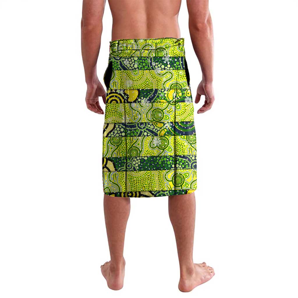 Custom Raiders Rugby Merry Christmas Lavalava Indigenous Australian Art