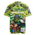 Custom Raiders Rugby Merry Christmas Rugby Jersey Indigenous Australian Art