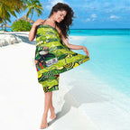 Raiders Rugby Merry Christmas Sarong Indigenous Australian Art