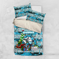 Sharks Rugby Merry Christmas Bedding Set Indigenous Australian Art