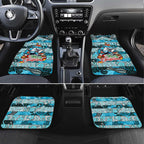 Sharks Rugby Merry Christmas Car Mats Indigenous Australian Art