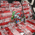 Dolphins Rugby Merry Christmas Back Car Seat Cover Indigenous Australian Art