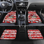 Dolphins Rugby Merry Christmas Car Mats Indigenous Australian Art