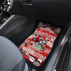 Dolphins Rugby Merry Christmas Car Mats Indigenous Australian Art