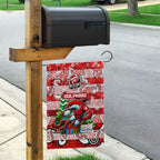 Dolphins Rugby Merry Christmas Garden Flag Indigenous Australian Art