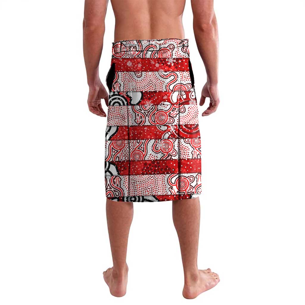 Custom Dolphins Rugby Merry Christmas Lavalava Indigenous Australian Art