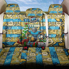 Titans Rugby Merry Christmas Back Car Seat Cover Indigenous Australian Art