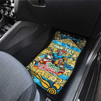 Titans Rugby Merry Christmas Car Mats Indigenous Australian Art