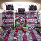 Sea Eagles Rugby Merry Christmas Back Car Seat Cover Indigenous Australian Art