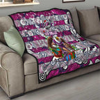 Sea Eagles Rugby Merry Christmas Quilt Indigenous Australian Art
