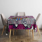 Sea Eagles Rugby Merry Christmas Tablecloth Indigenous Australian Art
