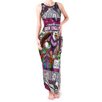 Custom Sea Eagles Rugby Merry Christmas Tank Maxi Dress Indigenous Australian Art