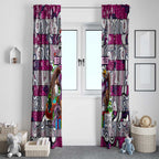 Sea Eagles Rugby Merry Christmas Window Curtain Indigenous Australian Art