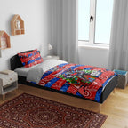Knights Rugby Merry Christmas Bedding Set Indigenous Australian Art
