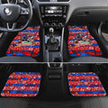 Knights Rugby Merry Christmas Car Mats Indigenous Australian Art