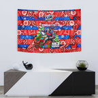 Knights Rugby Merry Christmas Tapestry Indigenous Australian Art