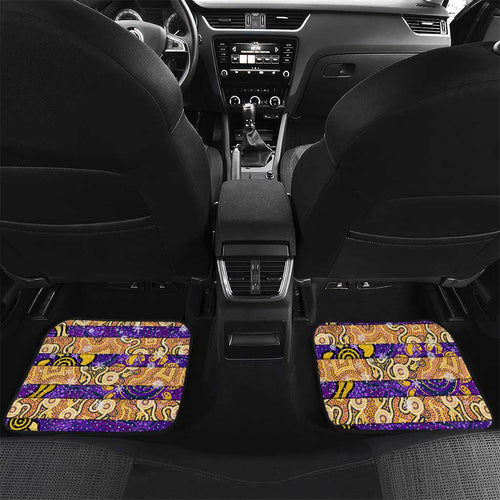Storm Rugby Merry Christmas Car Mats Indigenous Australian Art