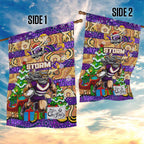 Storm Rugby Merry Christmas Garden Flag Indigenous Australian Art