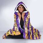 Storm Rugby Merry Christmas Hooded Blanket Indigenous Australian Art