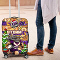 Storm Rugby Merry Christmas Luggage Cover Indigenous Australian Art