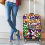 Storm Rugby Merry Christmas Luggage Cover Indigenous Australian Art