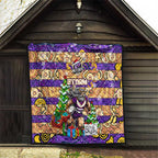 Storm Rugby Merry Christmas Quilt Indigenous Australian Art