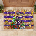 Storm Rugby Merry Christmas Rubber Doormat Indigenous Australian Art