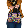 Storm Rugby Merry Christmas Shoulder Handbag Indigenous Australian Art