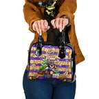 Storm Rugby Merry Christmas Shoulder Handbag Indigenous Australian Art
